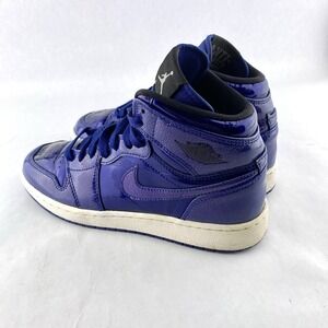Nike Air Jordan 1 High GS Deep Royal 705300-420 Size 5Y 2016 Retro EUC